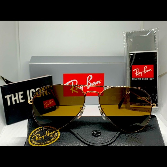 Ray-Ban RB3025 58mm Aviator Gradient Sunglasses